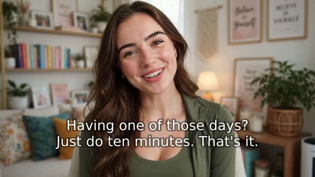 Tough-Day Pep Talk exercise demonstration